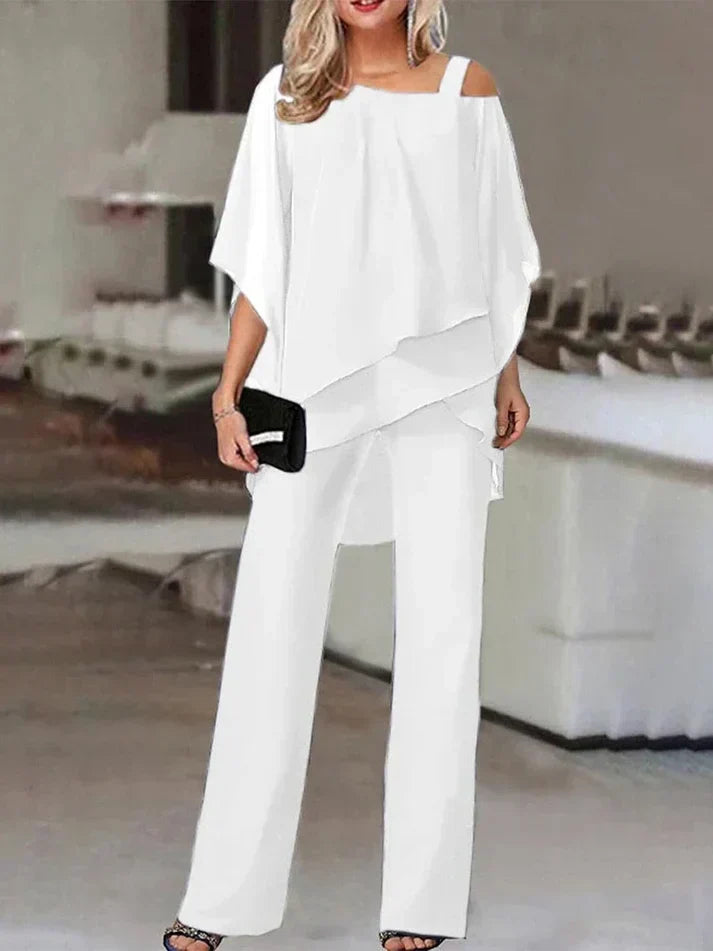 Rianne | Two-Piece Off-Shoulder Chiffon Set