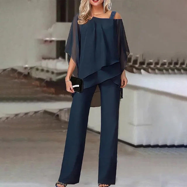 Rianne | Two-Piece Off-Shoulder Chiffon Set