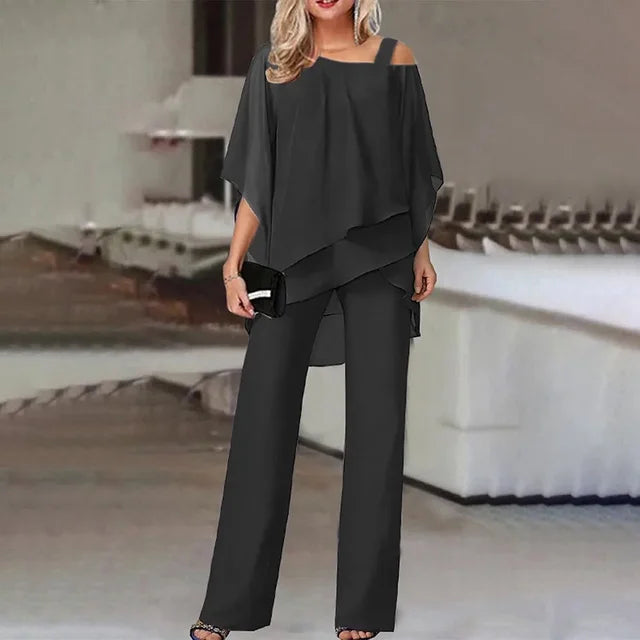 Rianne | Two-Piece Off-Shoulder Chiffon Set