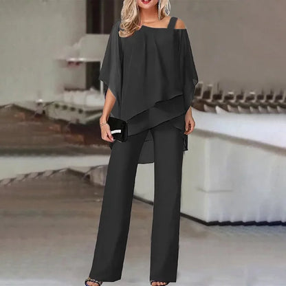 Rianne | Two-Piece Off-Shoulder Chiffon Set