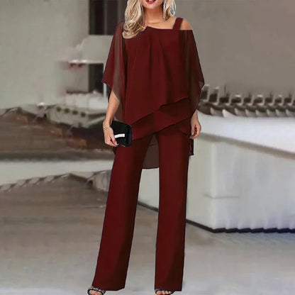 Rianne | Two-Piece Off-Shoulder Chiffon Set