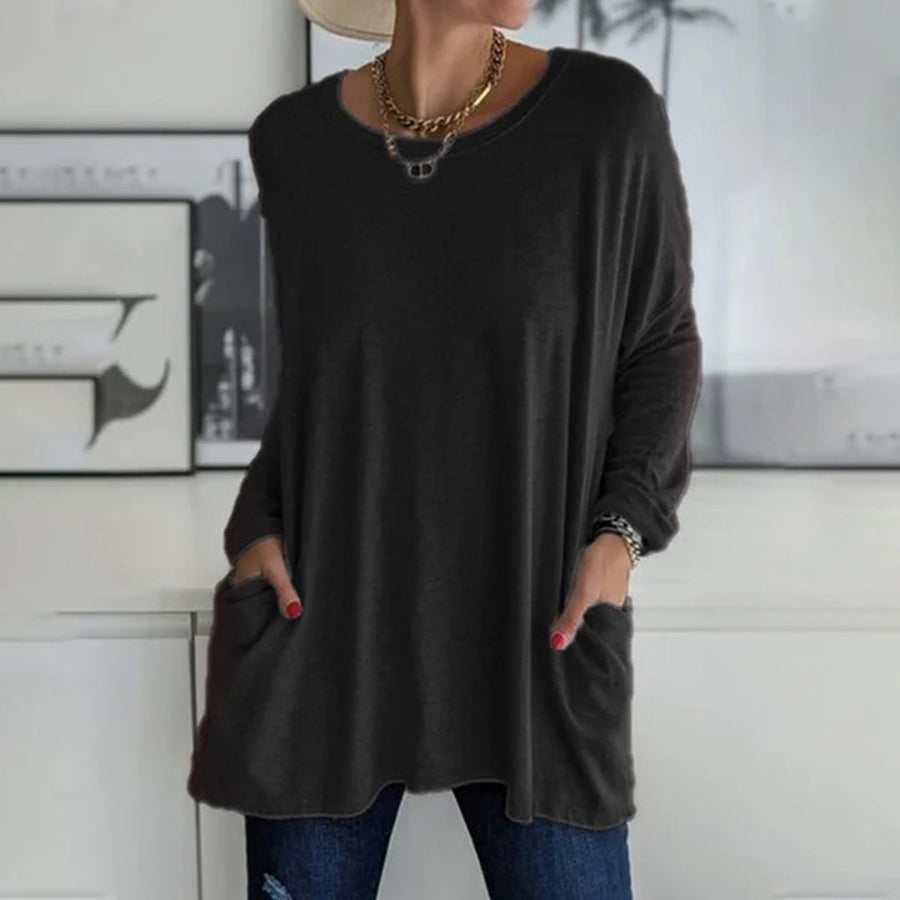 Bertrada| Comfortable Oversized Top with Pockets