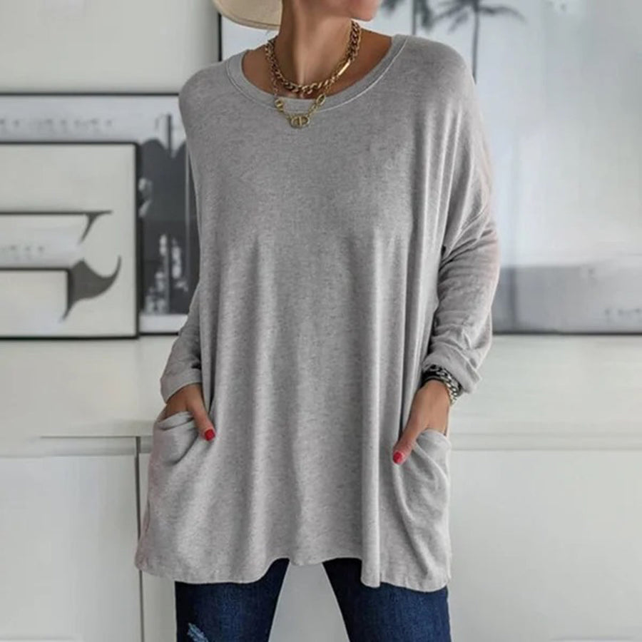 Bertrada| Comfortable Oversized Top with Pockets