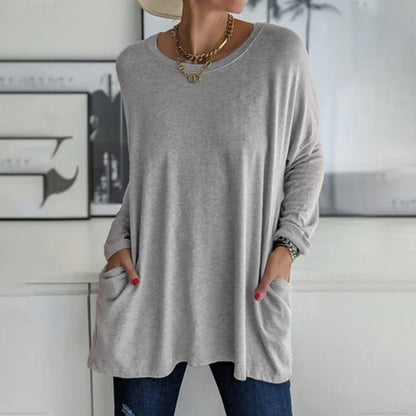 Bertrada| Comfortable Oversized Top with Pockets