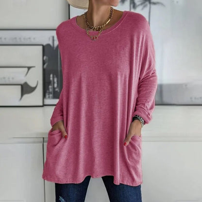Bertrada| Comfortable Oversized Top with Pockets