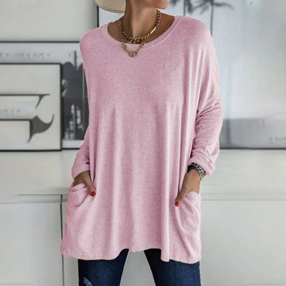 Bertrada| Comfortable Oversized Top with Pockets