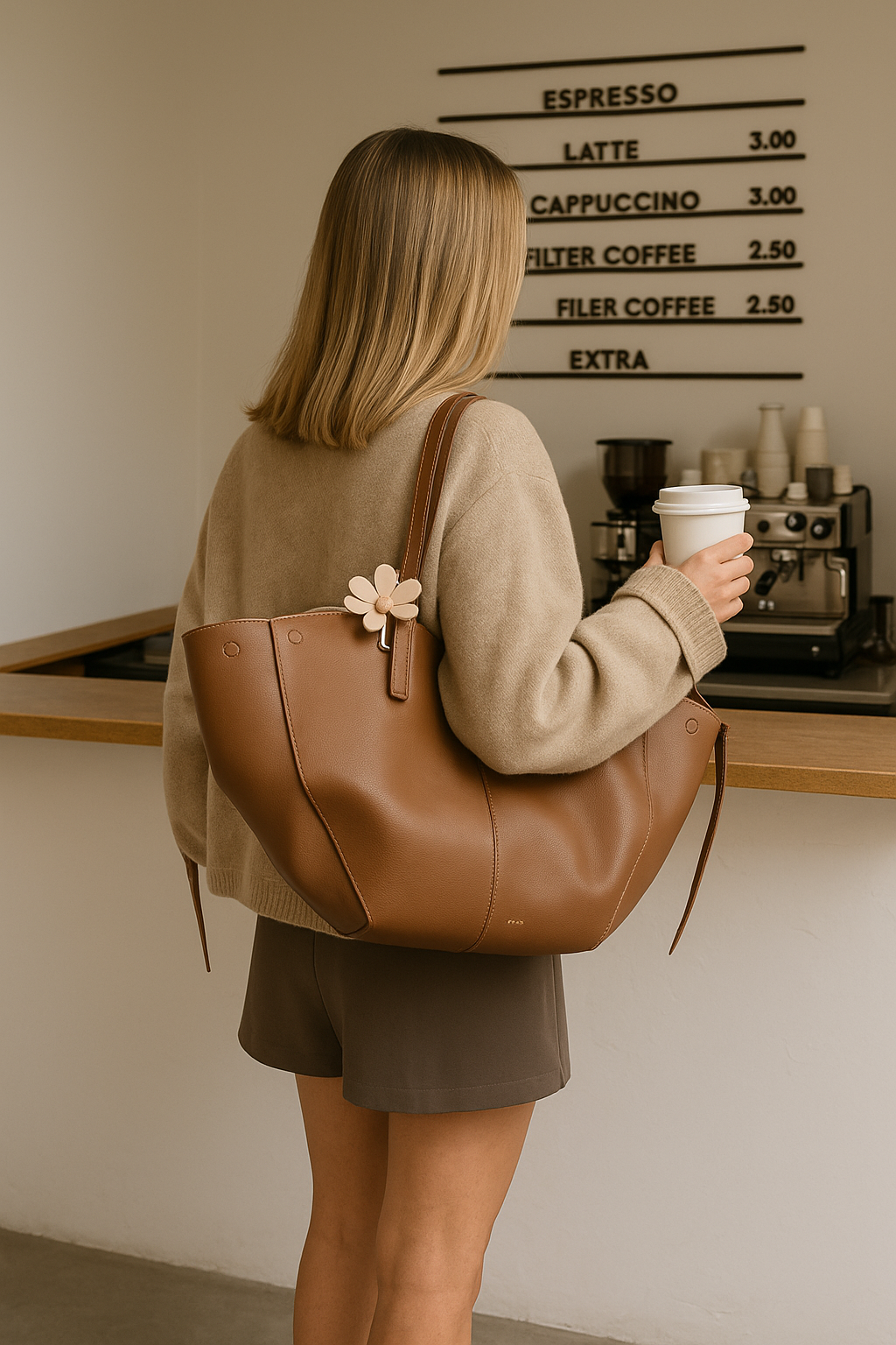 Vintage Stylish Women's Tote Bag with Spacious Interior