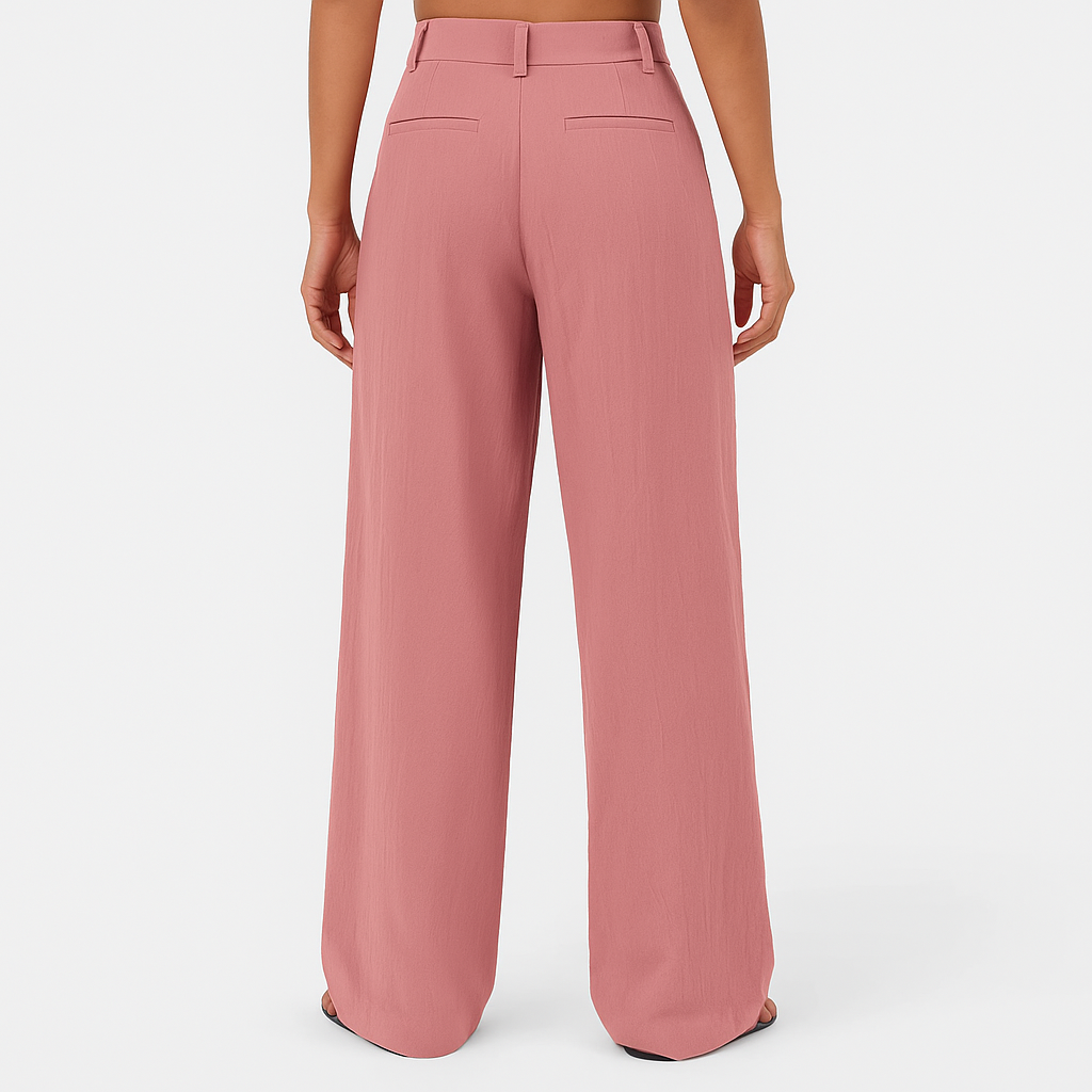 Charaya | Pants with High Waist and Pleats