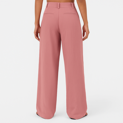 Charaya | Pants with High Waist and Pleats