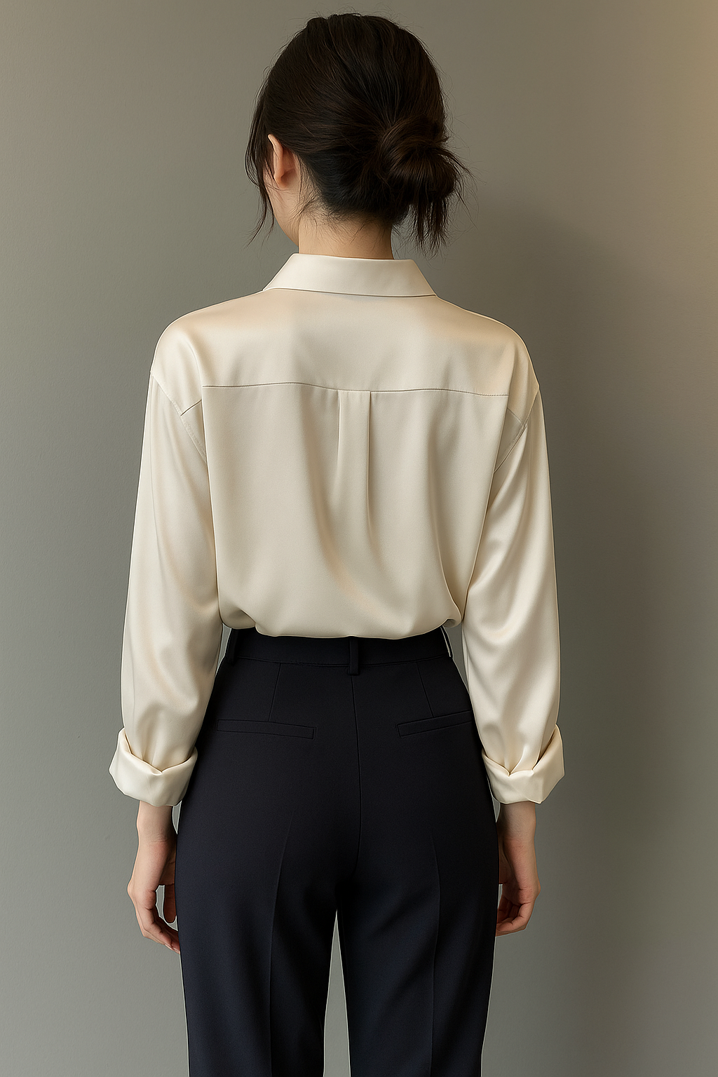 Chic Luxe Women's Blouse with Long Sleeves