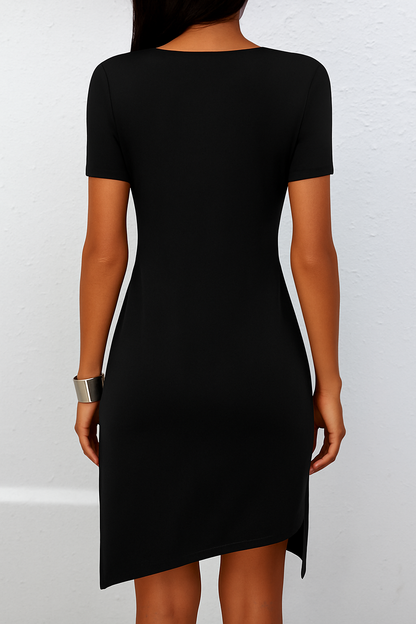 Sandria | V-Neck Women's Midi Dress