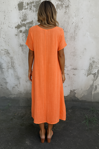 Nina | Airy Summer Dress with V-Neck