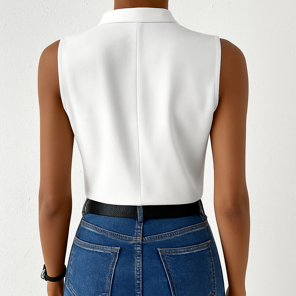 Hazelle | Sleeveless Women's Top with V-Neck