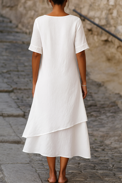 Caren | Elegant and Chic Women's Dress with Layers