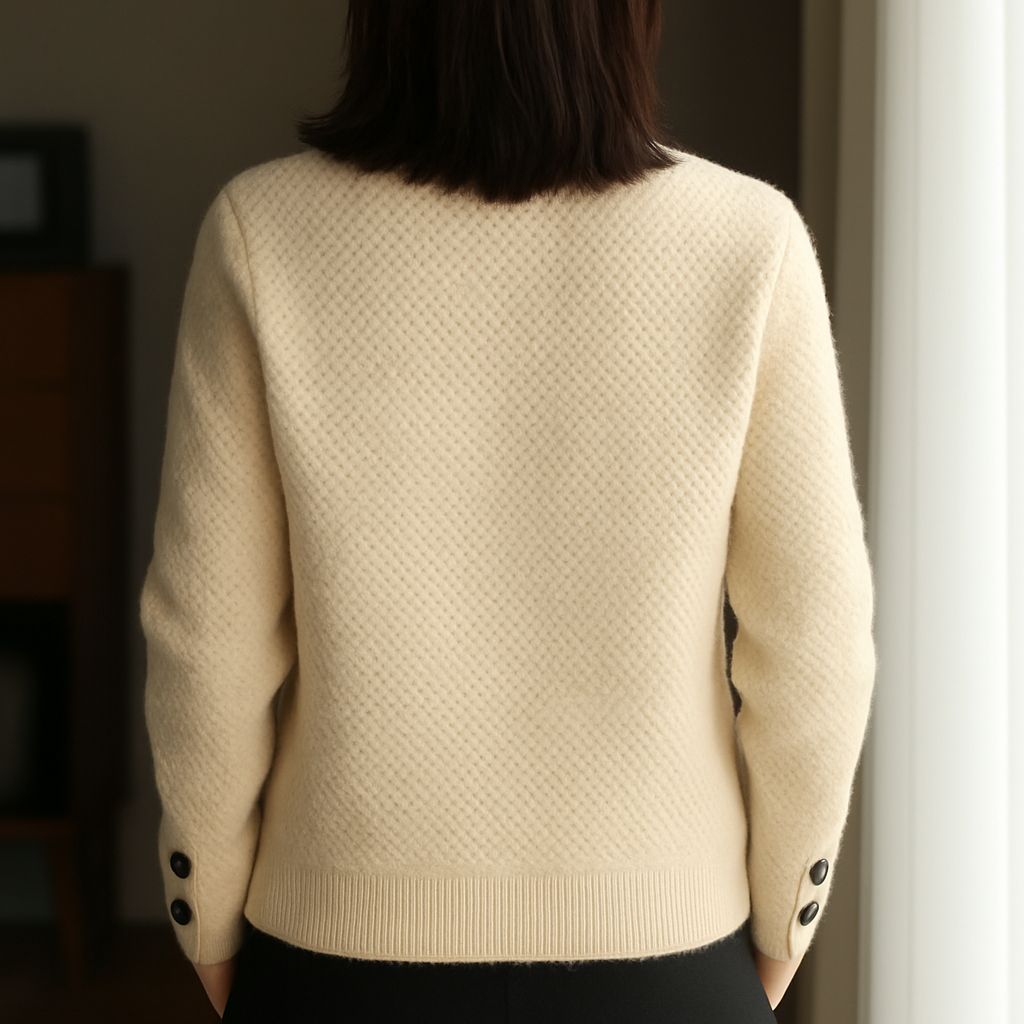 Leila | Luxury Classic Wool Cardigan