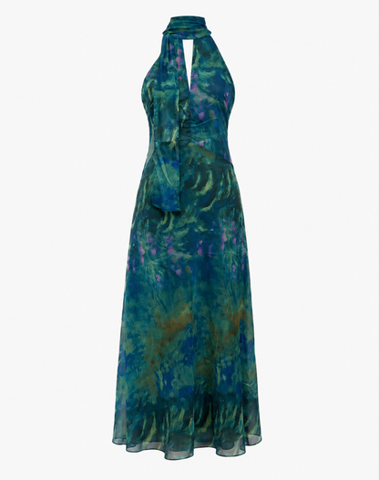 Chic Halter Dress for Women with Glamorous Look