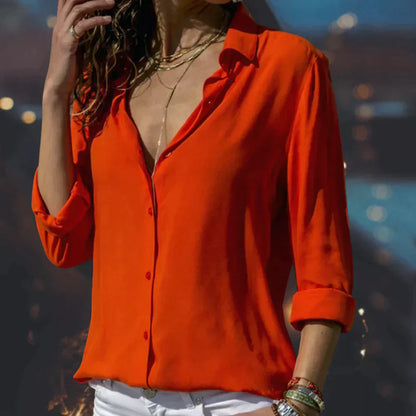 Elegant Stylish Women's Blouse with Long Sleeves