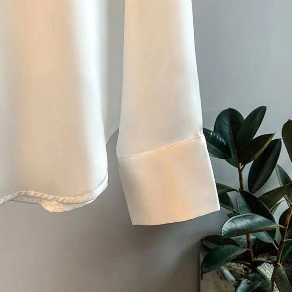 Chic Luxe Women's Blouse with Long Sleeves