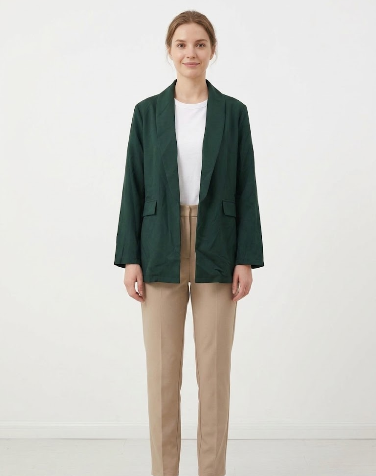 Ivee| Tailored Blazer with 3/4 Sleeves