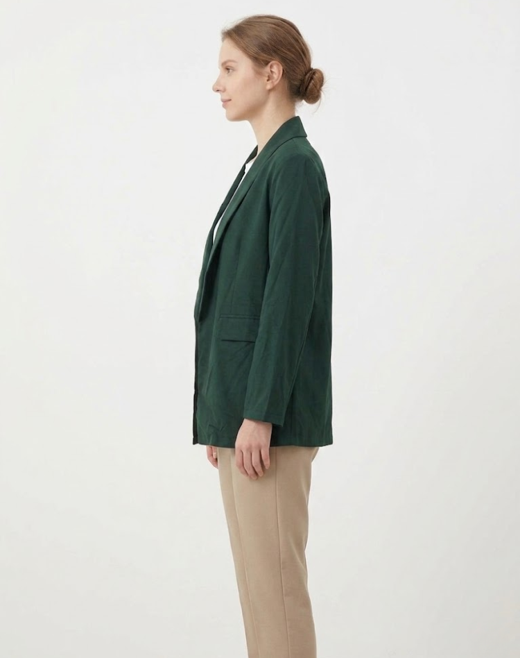 Ivee| Tailored Blazer with 3/4 Sleeves