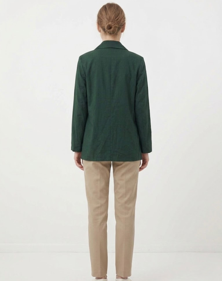 Ivee| Tailored Blazer with 3/4 Sleeves