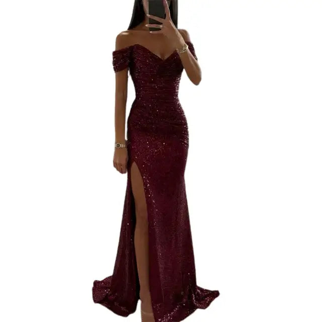 Jaylinn | Gala Dresses Off-Shoulder Women's Maxi Dress