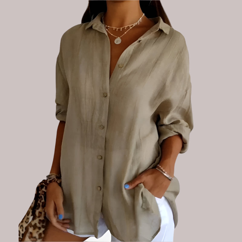 Lizanne | Airy Linen Blouse for Women