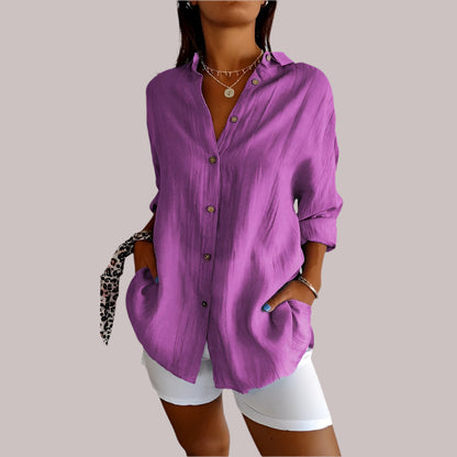 Lizanne | Airy Linen Blouse for Women
