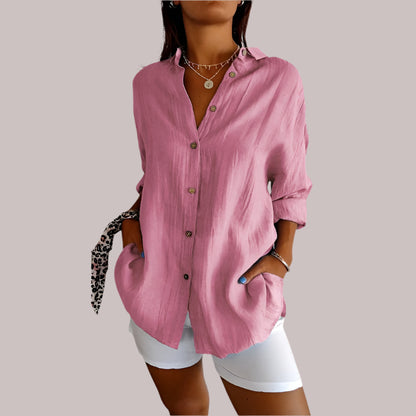 Lizanne | Airy Linen Blouse for Women