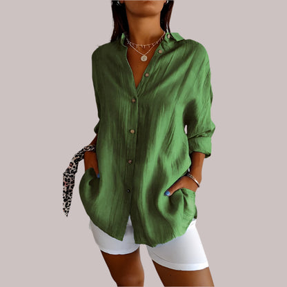 Lizanne | Airy Linen Blouse for Women