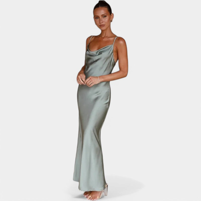 Cecile | Satin Gala Dresses Slip Dress