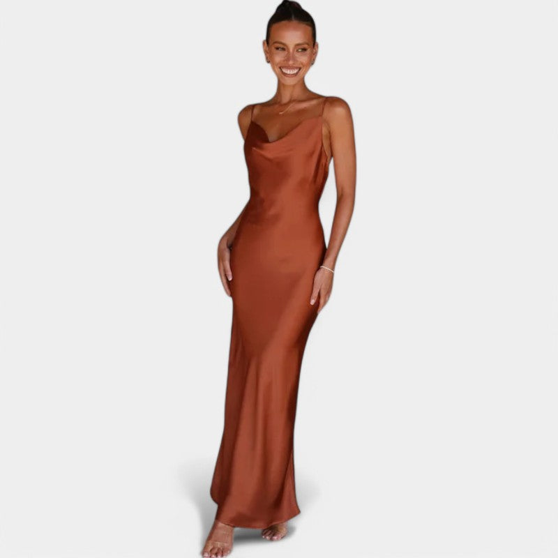 Cecile | Satin Gala Dresses Slip Dress