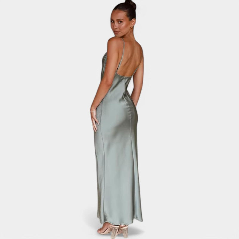 Cecile | Satin Gala Dresses Slip Dress
