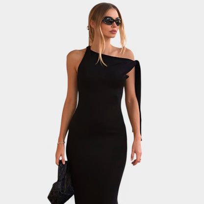 Lenore | Elegant Maxi Dress with Bow Detail