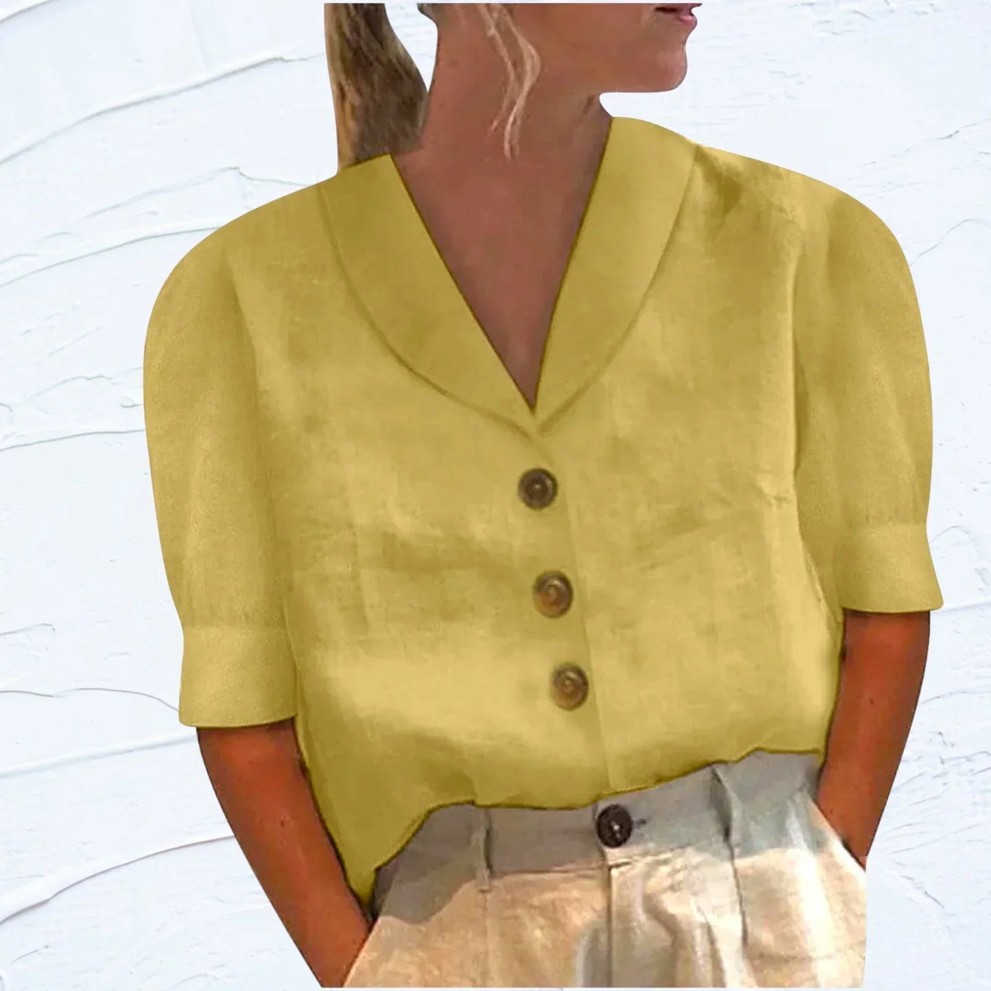 Meline | Linen Blouse for Women