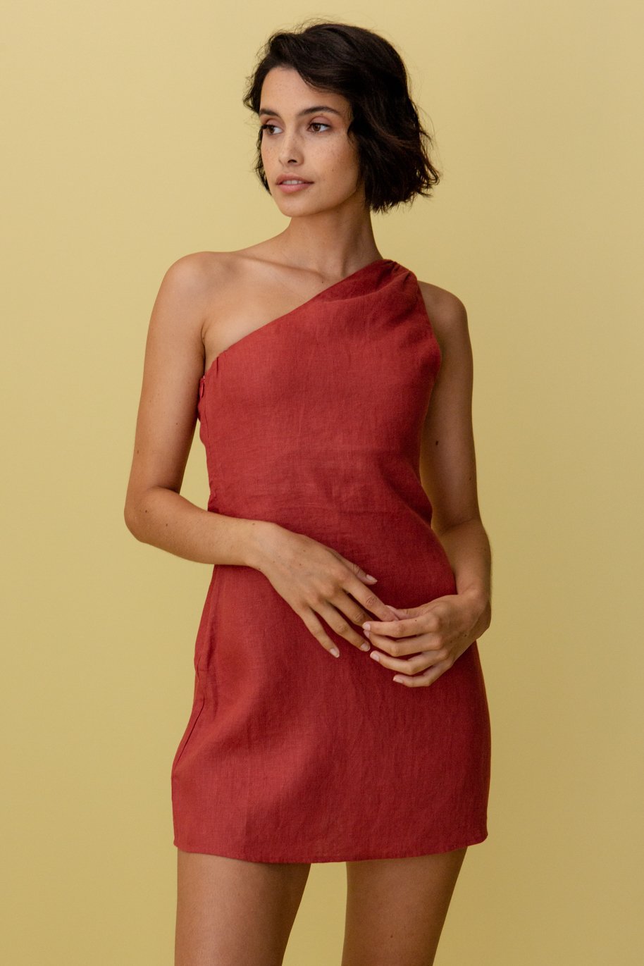 Luci | One-Shoulder Summer Mini Dress