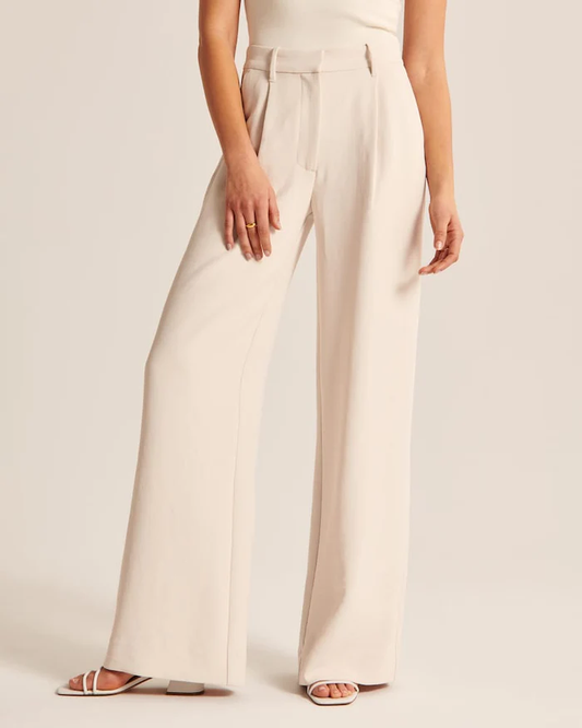 Keni | Elegant Wide-Leg Trousers with High Waist