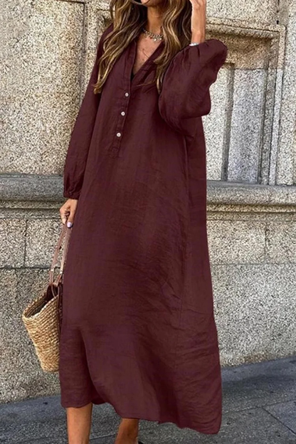 Marcella | Cotton Midi Dress for Women