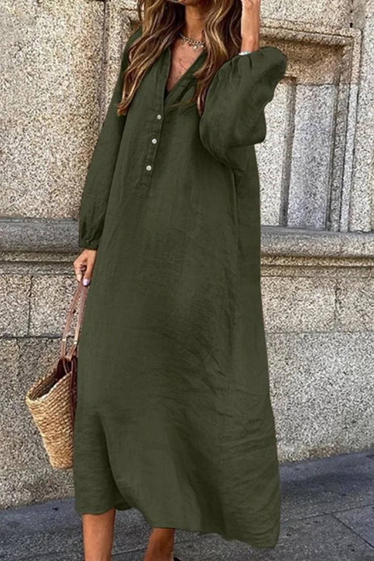 Marcella | Cotton Midi Dress for Women