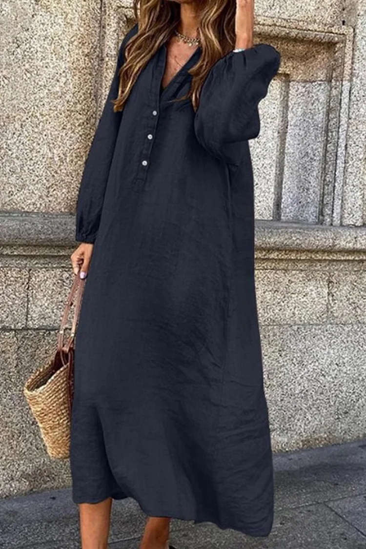 Marcella | Cotton Midi Dress for Women
