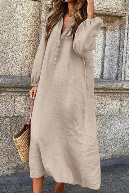 Marcella | Cotton Midi Dress for Women