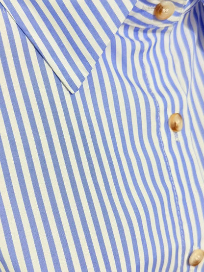 Bincy | Striped Shirt Blouse with Long Sleeves - Casual