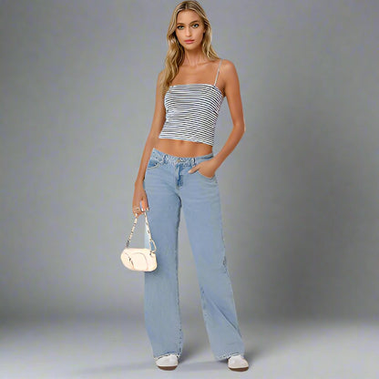 Yaella | Low Rise Straight-Leg Women's Jeans