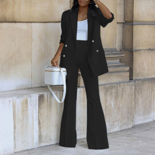 Elegant Stylish Blazer Set for Women with Trousers