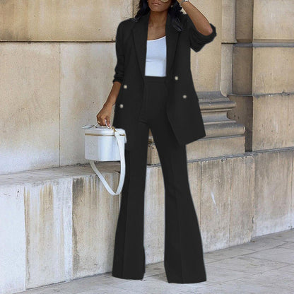 Elegant Stylish Blazer Set for Women with Trousers