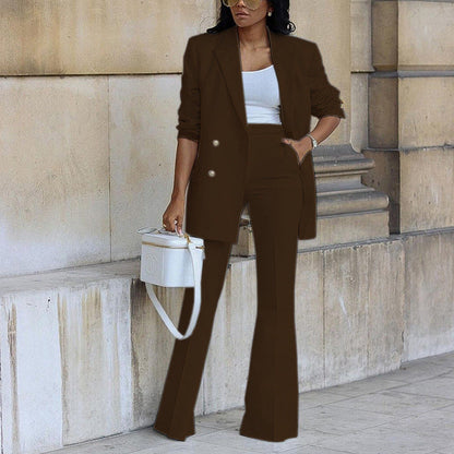 Elegant Stylish Blazer Set for Women with Trousers