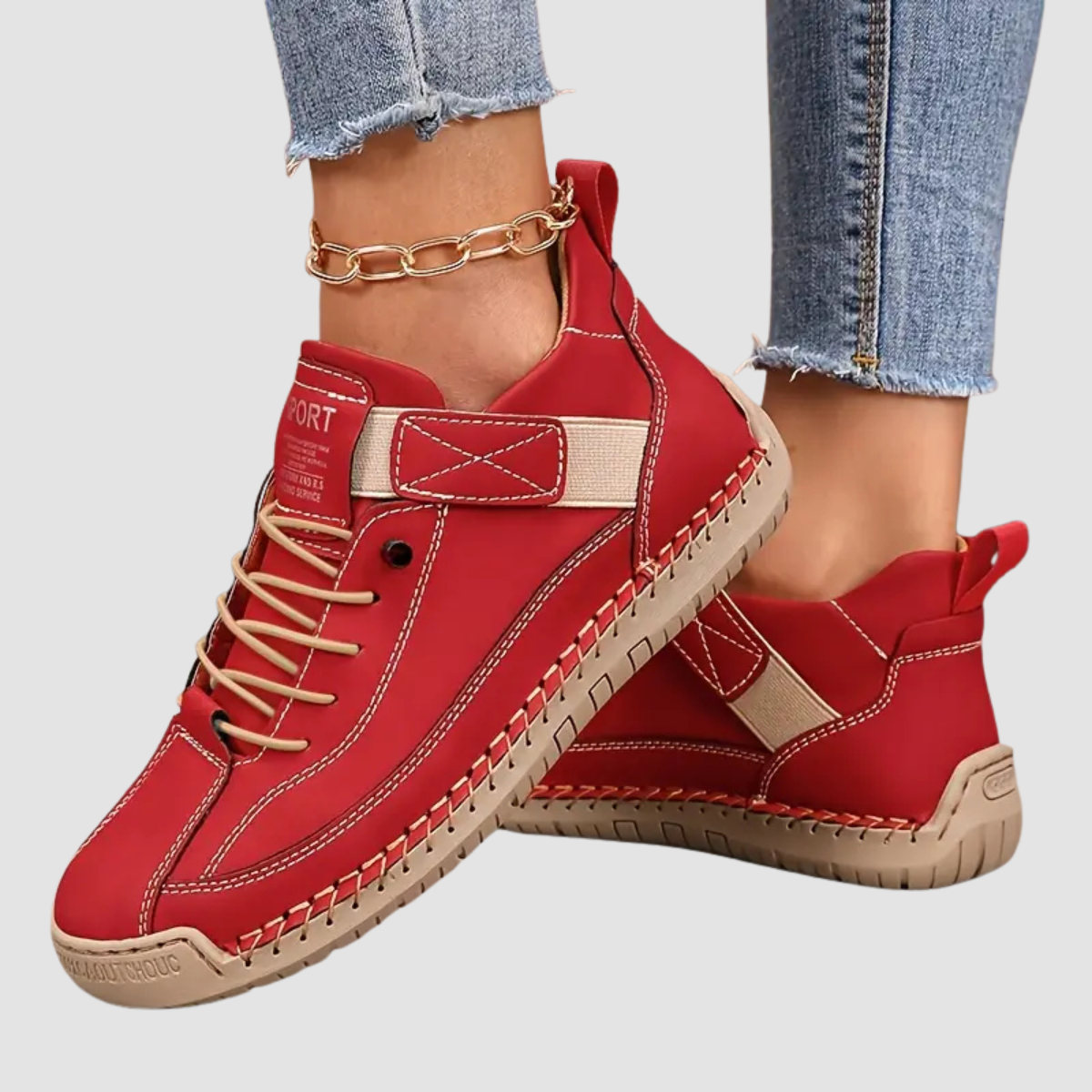 Sporty Women's Shoes with Sturdy Sole and Modern Look