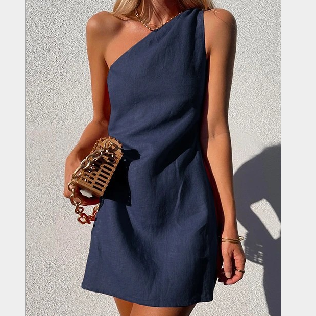 Luci | One-Shoulder Summer Mini Dress