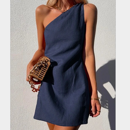Luci | One-Shoulder Summer Mini Dress