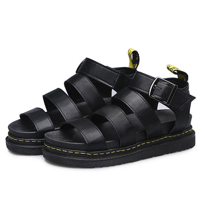 Tough Women's Sandals With Platform Sole And Buckle Closure